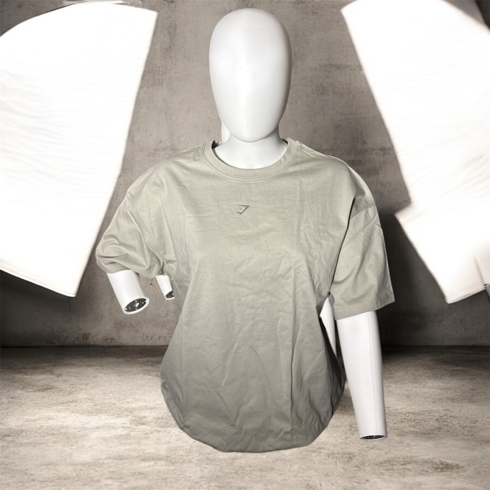 Gymshark Light Gray Short Sleeve Tee